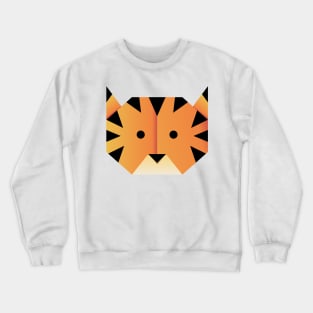 Paper tiger head Crewneck Sweatshirt